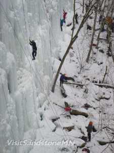 ice climbing in minnesota
