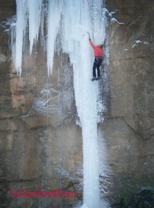 visit sandstone ice climbing