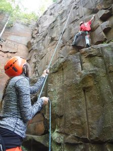 Sandstone MN rock climbing instruction